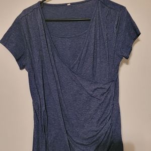 Blue Breastfeeding / Nursing Sleeveless Top